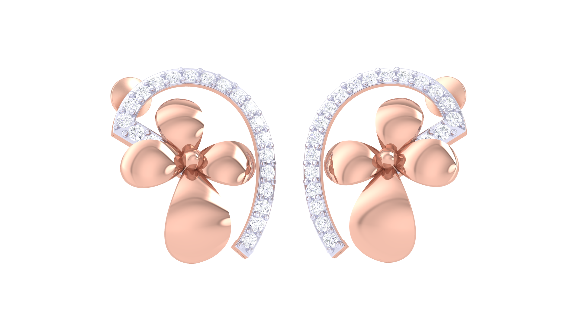 Petal Whisper 925 Silver Earrings
