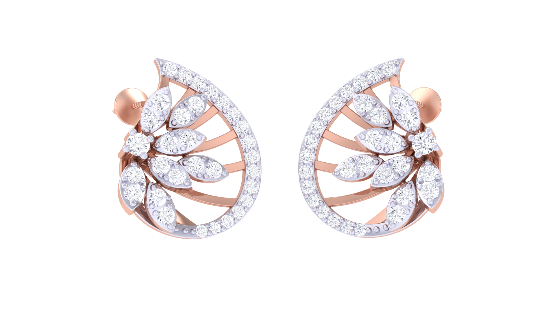 Bloom Aura 925 Silver Earrings