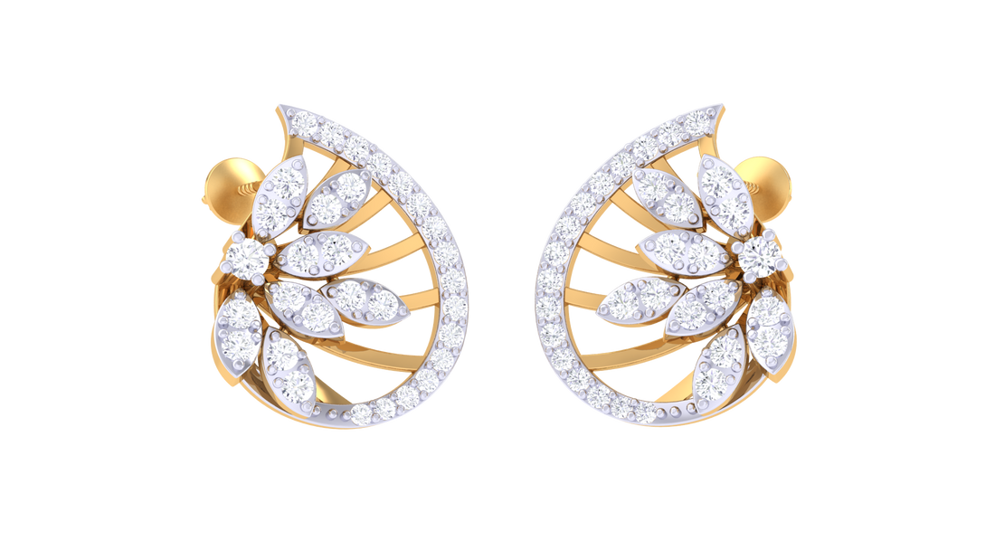 Bloom Aura 925 Silver Earrings