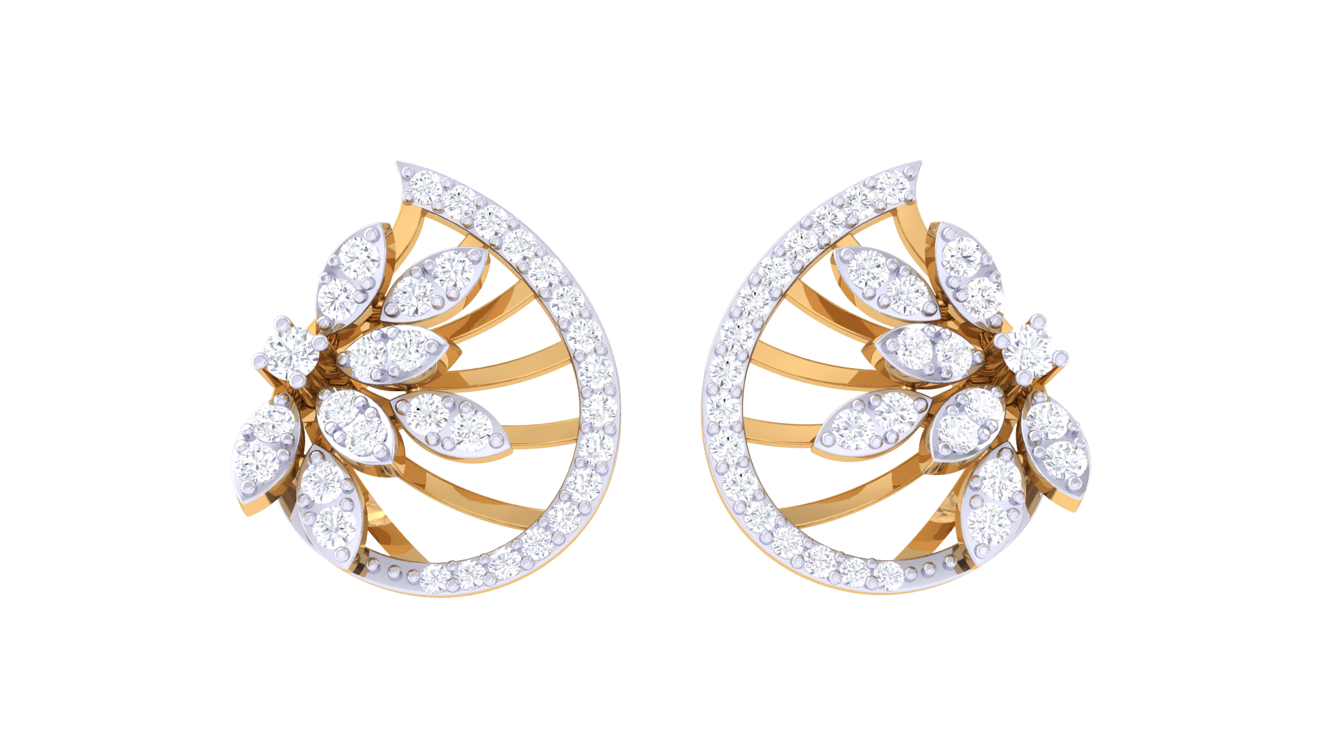Bloom Aura 925 Silver Earrings