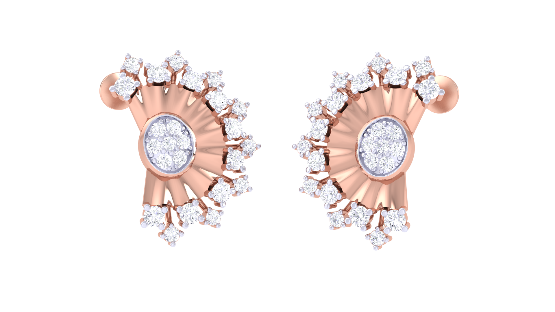 Radiant Bloom 925 Silver Earrings
