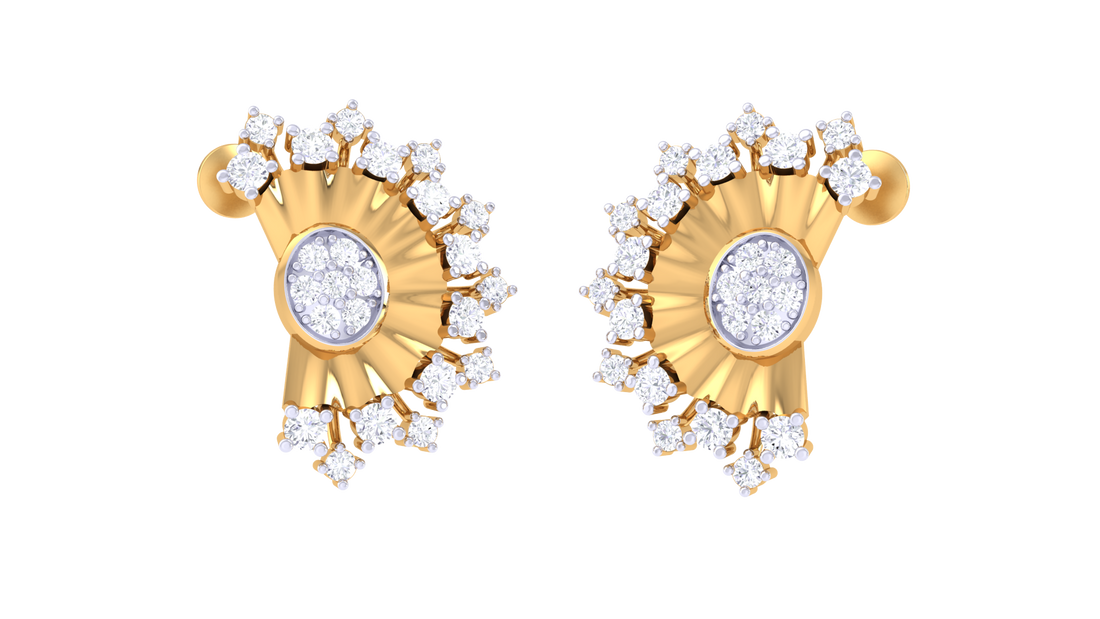 Radiant Bloom 925 Silver Earrings