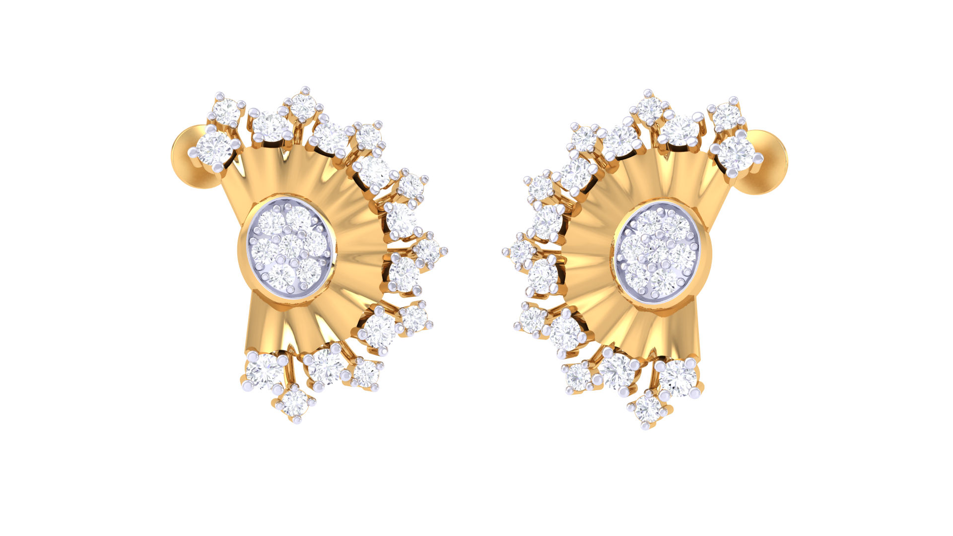 Radiant Bloom 925 Silver Earrings
