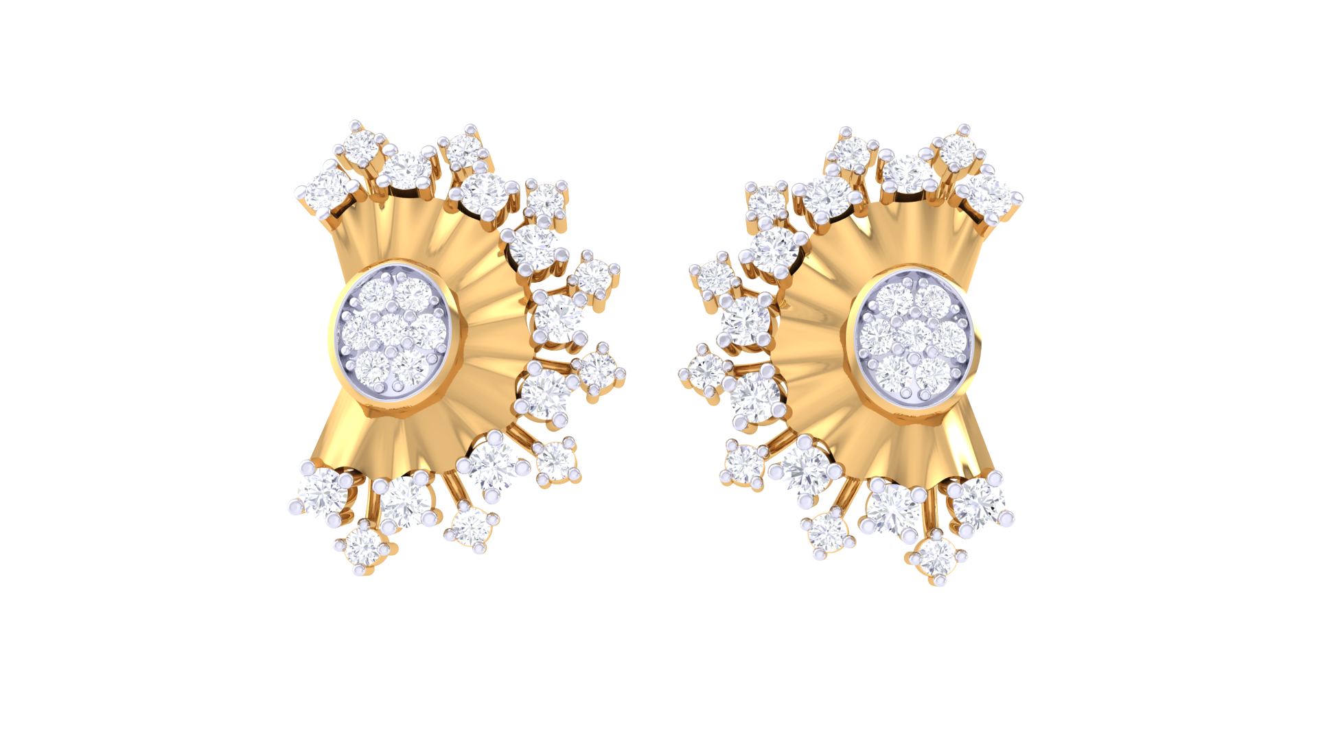 Radiant Bloom 925 Silver Earrings