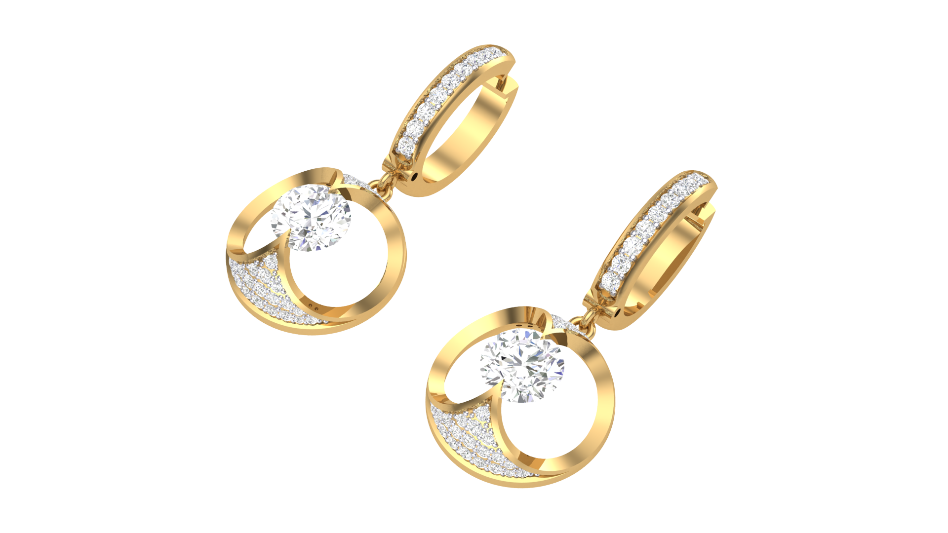 925 Silver Rounded Traditional Earrings for Girls & Women