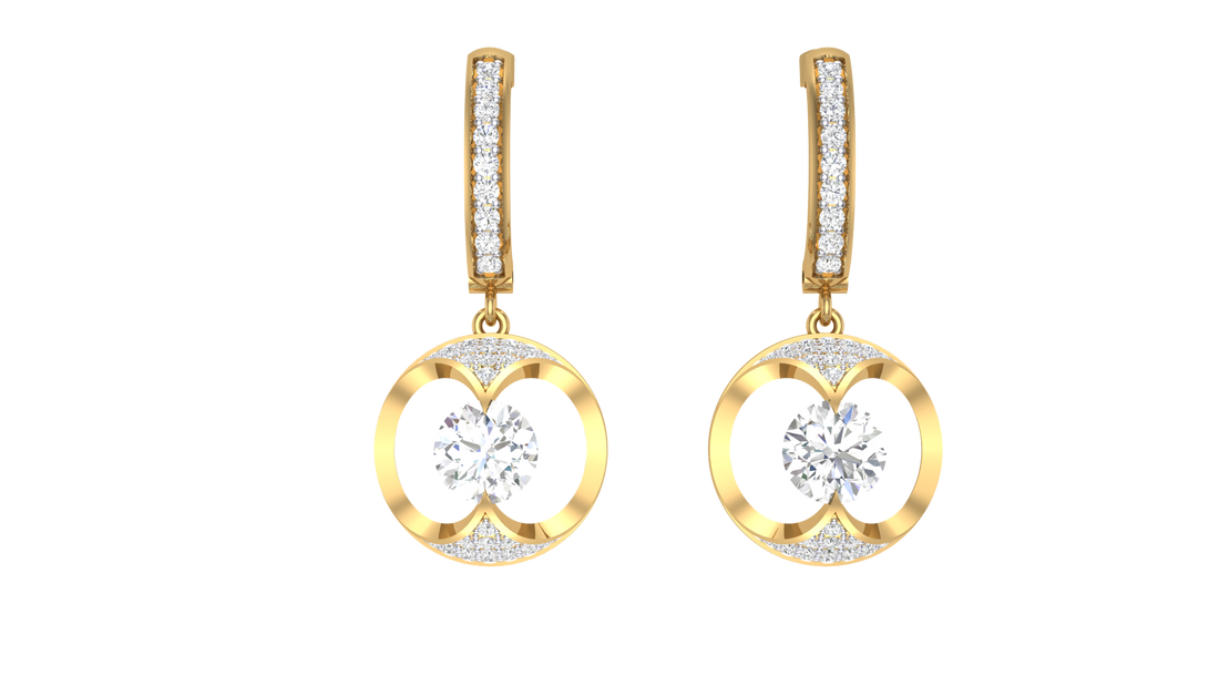 925 Silver Rounded Traditional Earrings for Girls & Women