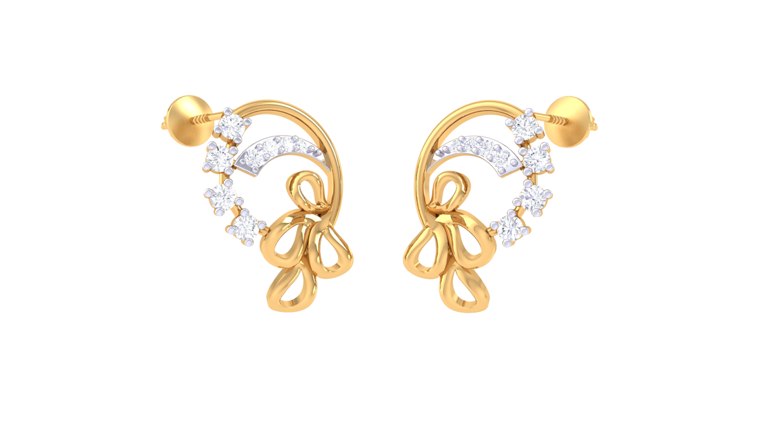 Twilight Petals 925 Silver Earrings