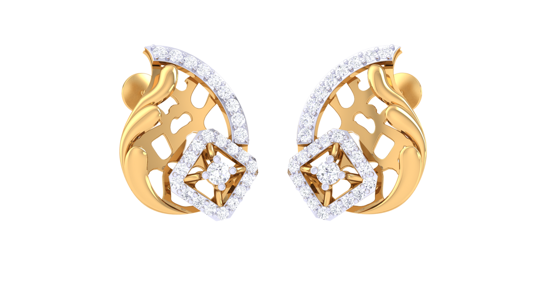 925 Silver Leaf Traditional Earrings for Girls & Women