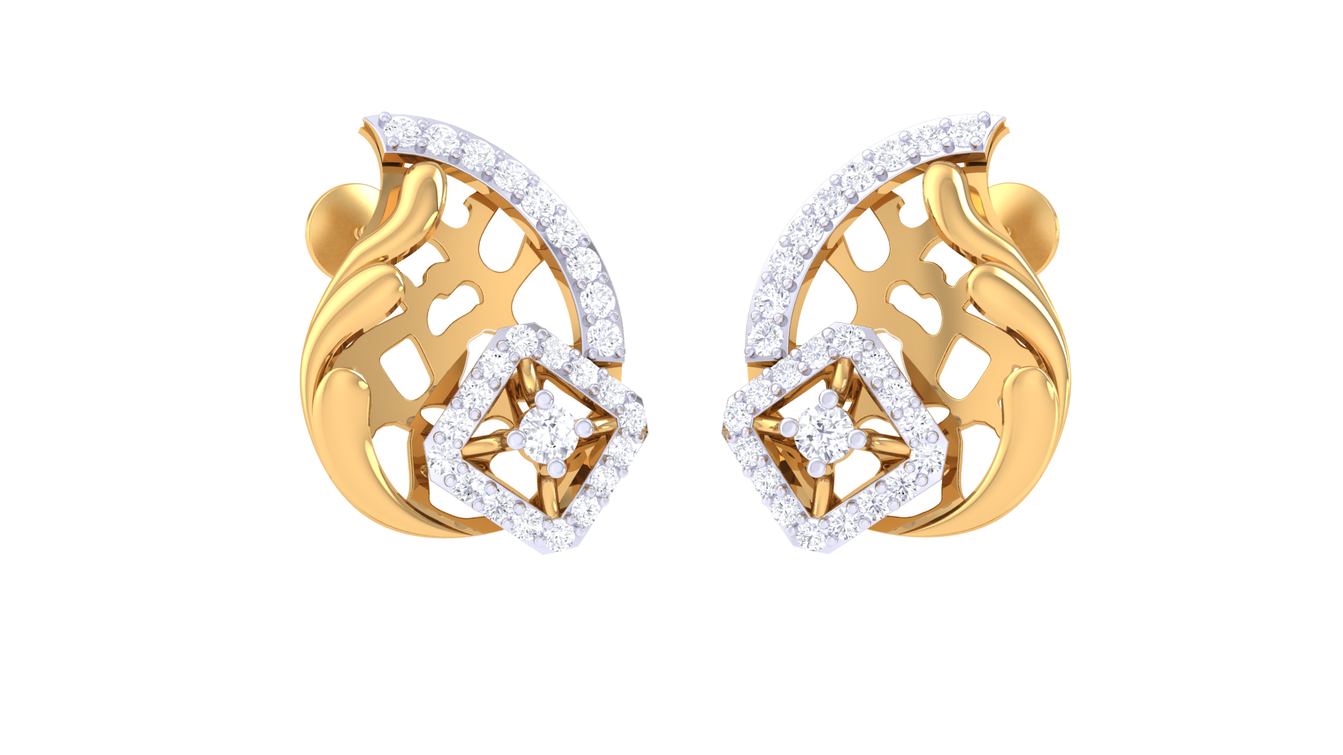 925 Silver Leaf Traditional Earrings for Girls & Women