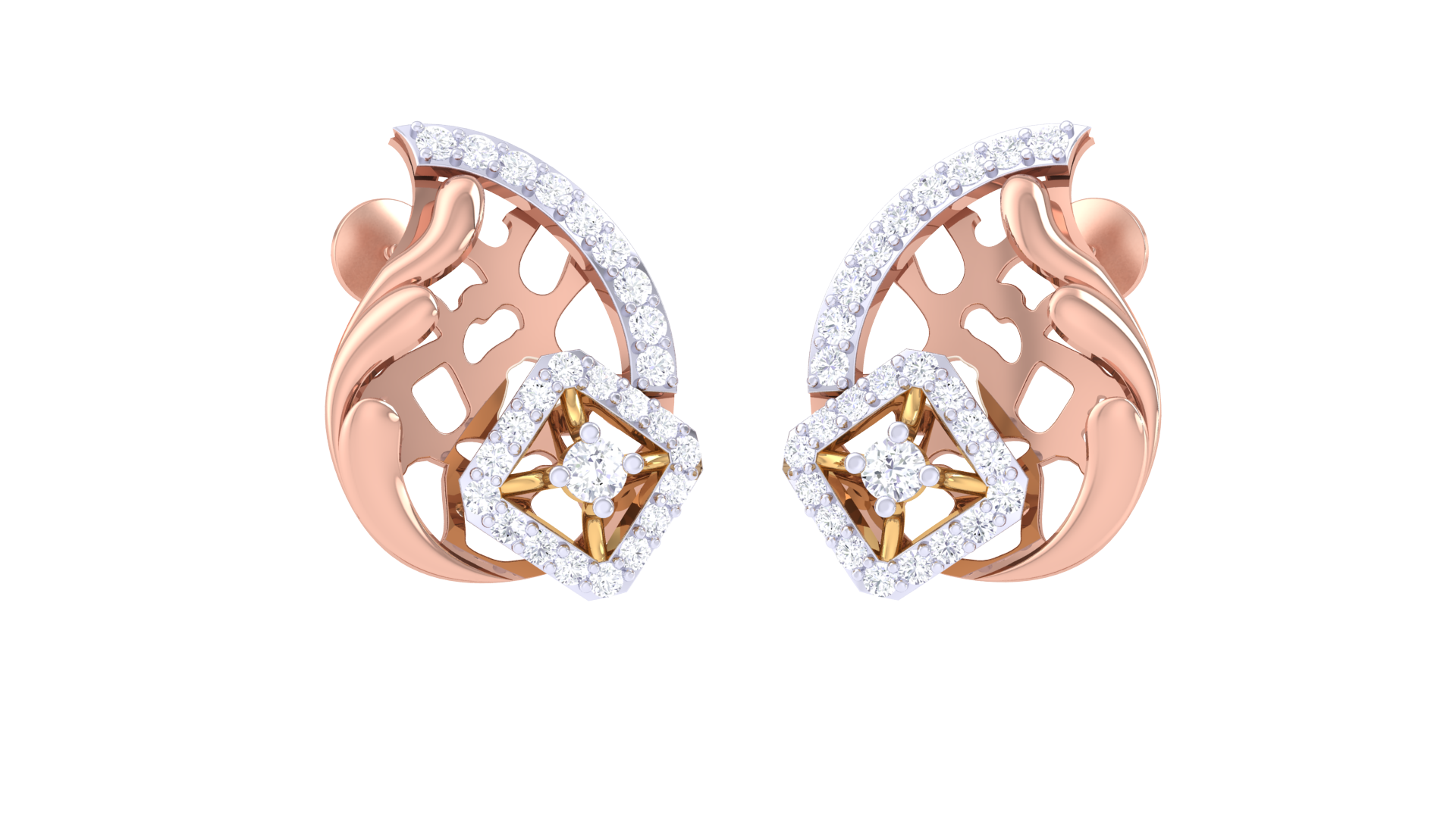925 Silver Leaf Traditional Earrings for Girls & Women