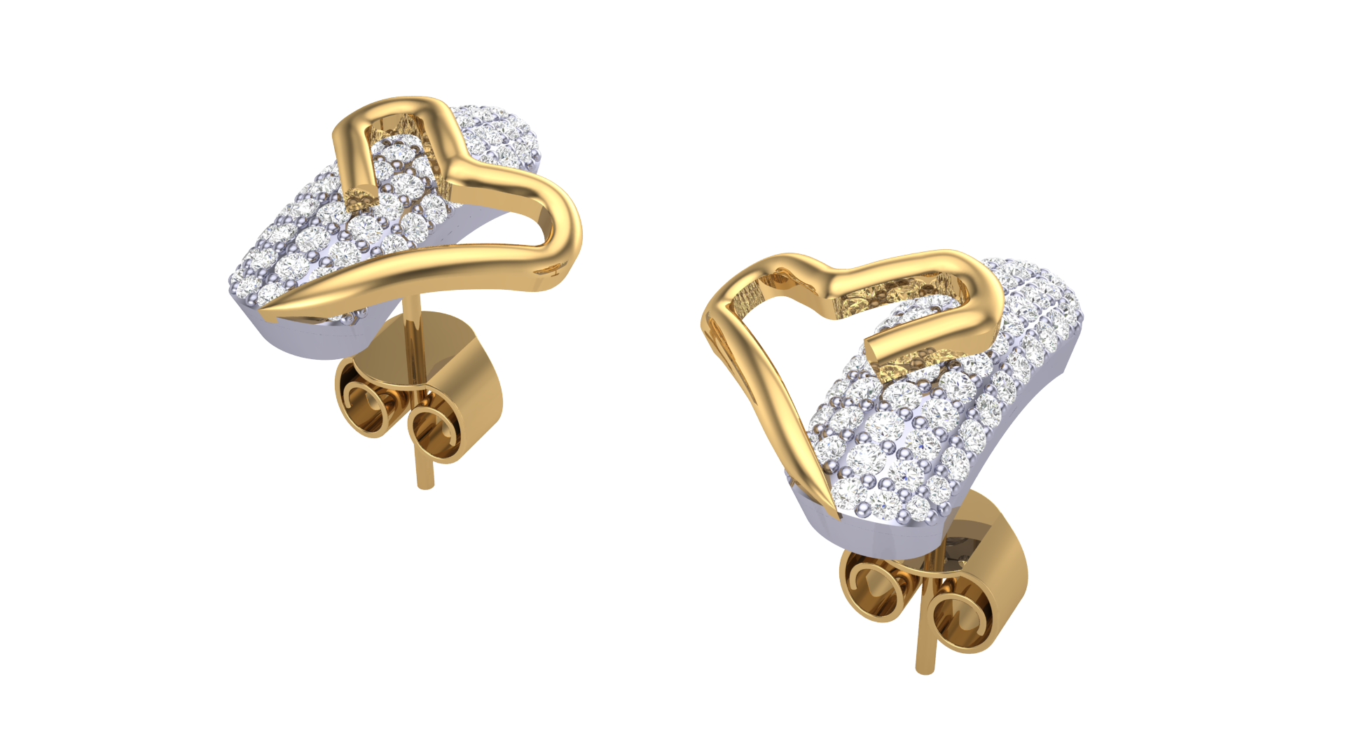 Eternal Heart Dangle Earrings