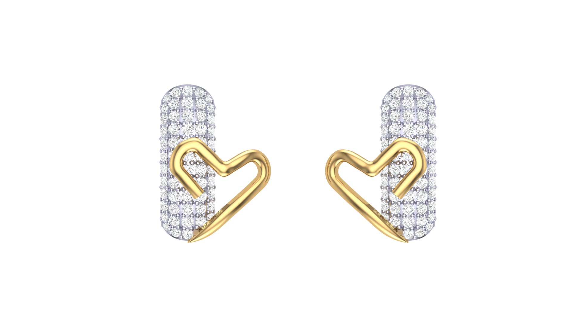 Eternal Heart Dangle Earrings