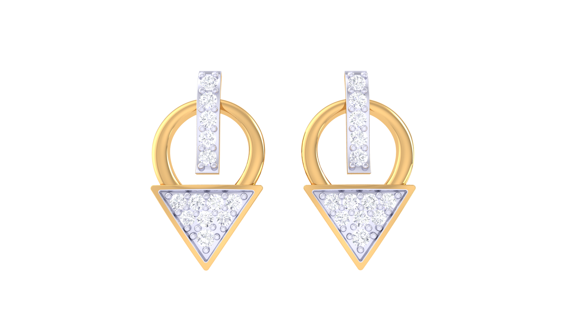 925 Silver Triangle Arrow Traditional Earrings for Girls & Women
