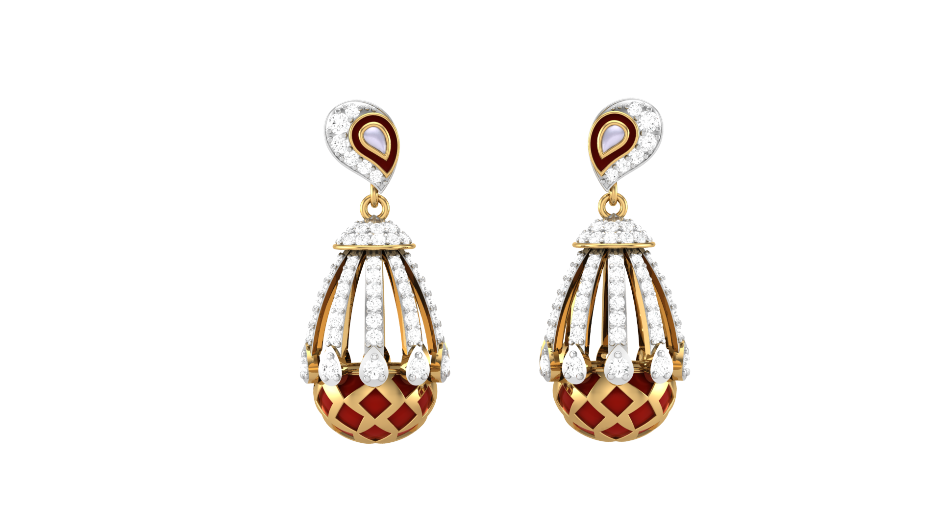 925 Silver Traditional Chandelier Earrings for Girls & Women