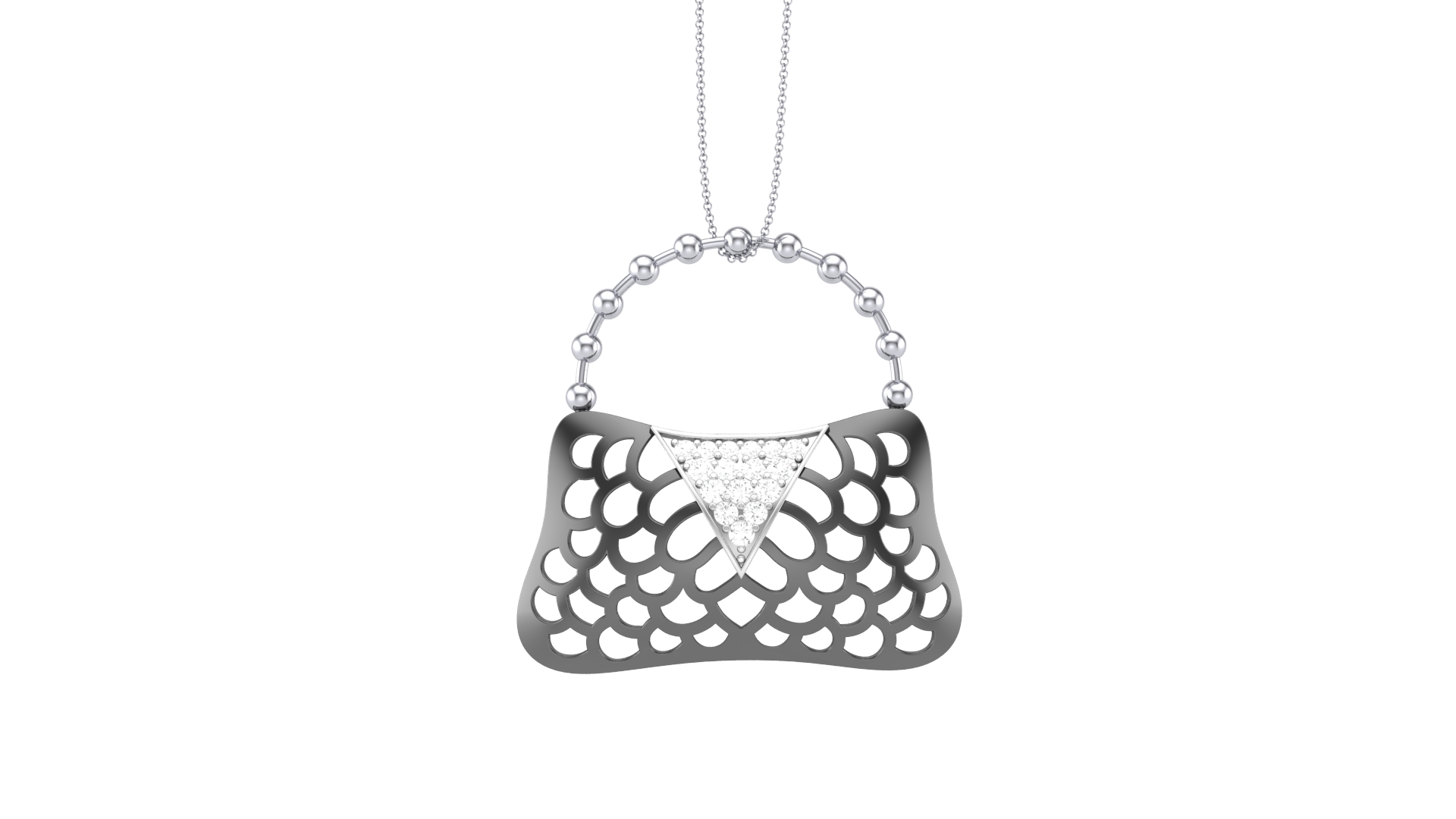 925 Silver Traditional Bag Shape Earrings for Girls & Women