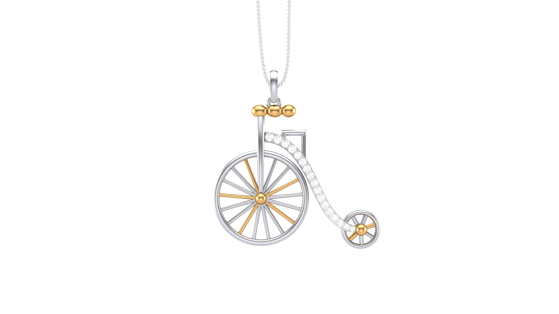 925 Silver Vintage Cycle Shape Earrings for Girls & Women