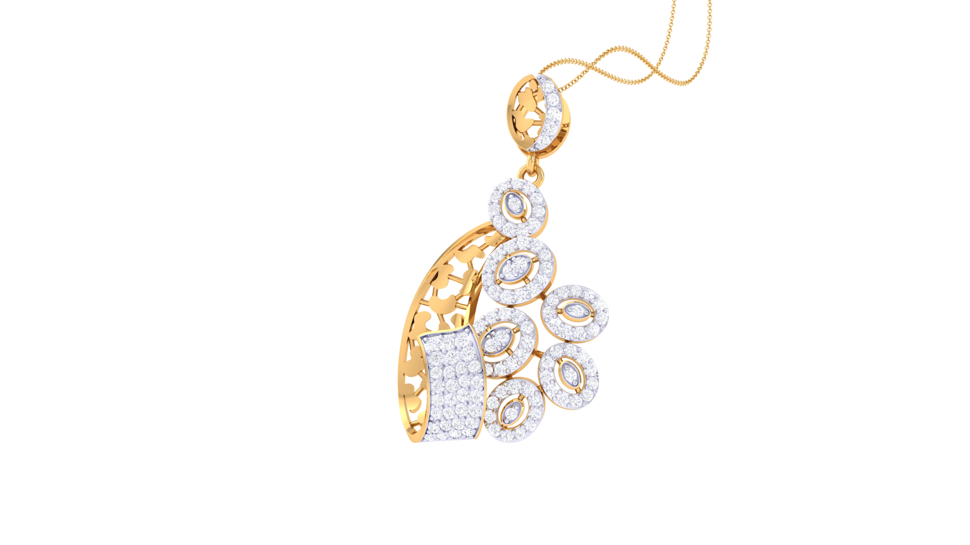 925 Silver Floral Pendant  Handmade Sterling