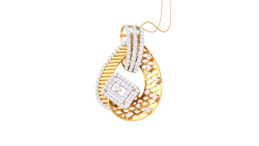 925 Silver  LunaBloom Circle Floral Pendant