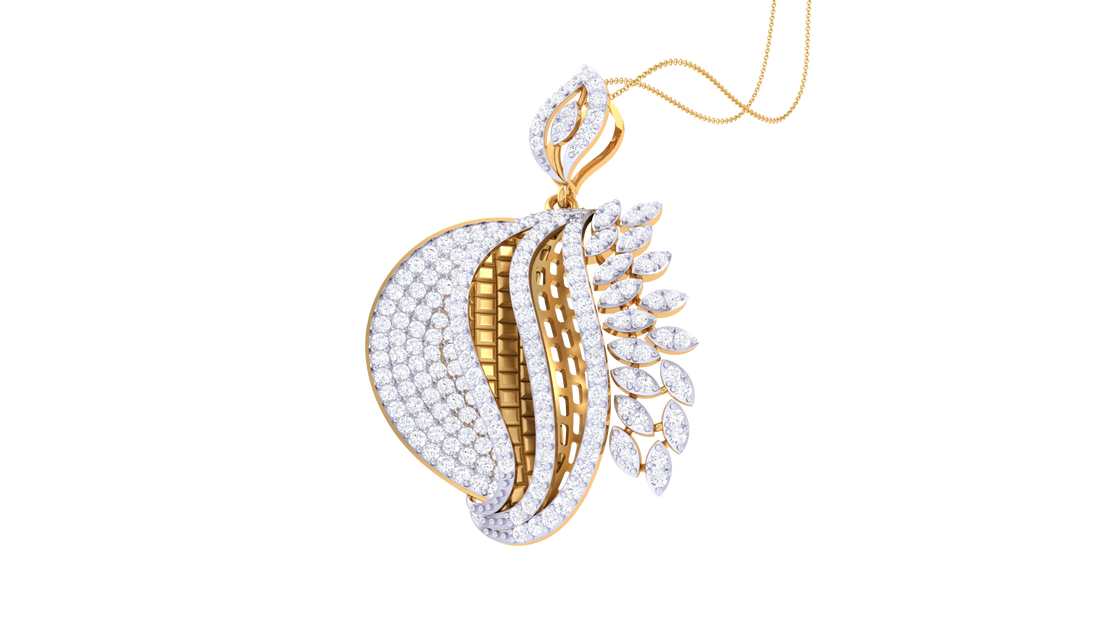 925 Silver – Shell Pendant Handmade Sterling Silver