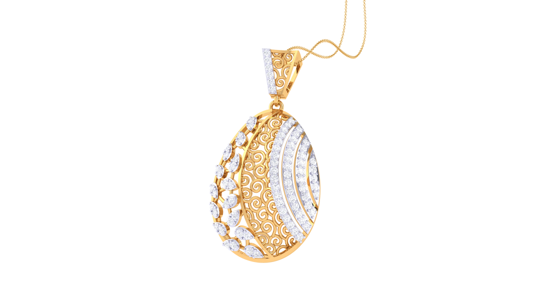 Oval Pendant 925 Silver – Classic Oval