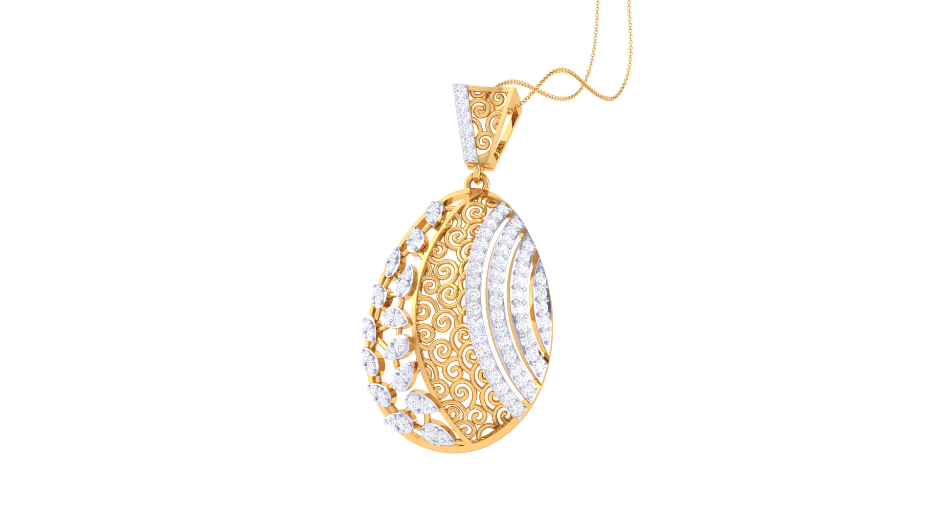Oval Pendant 925 Silver – Classic Oval