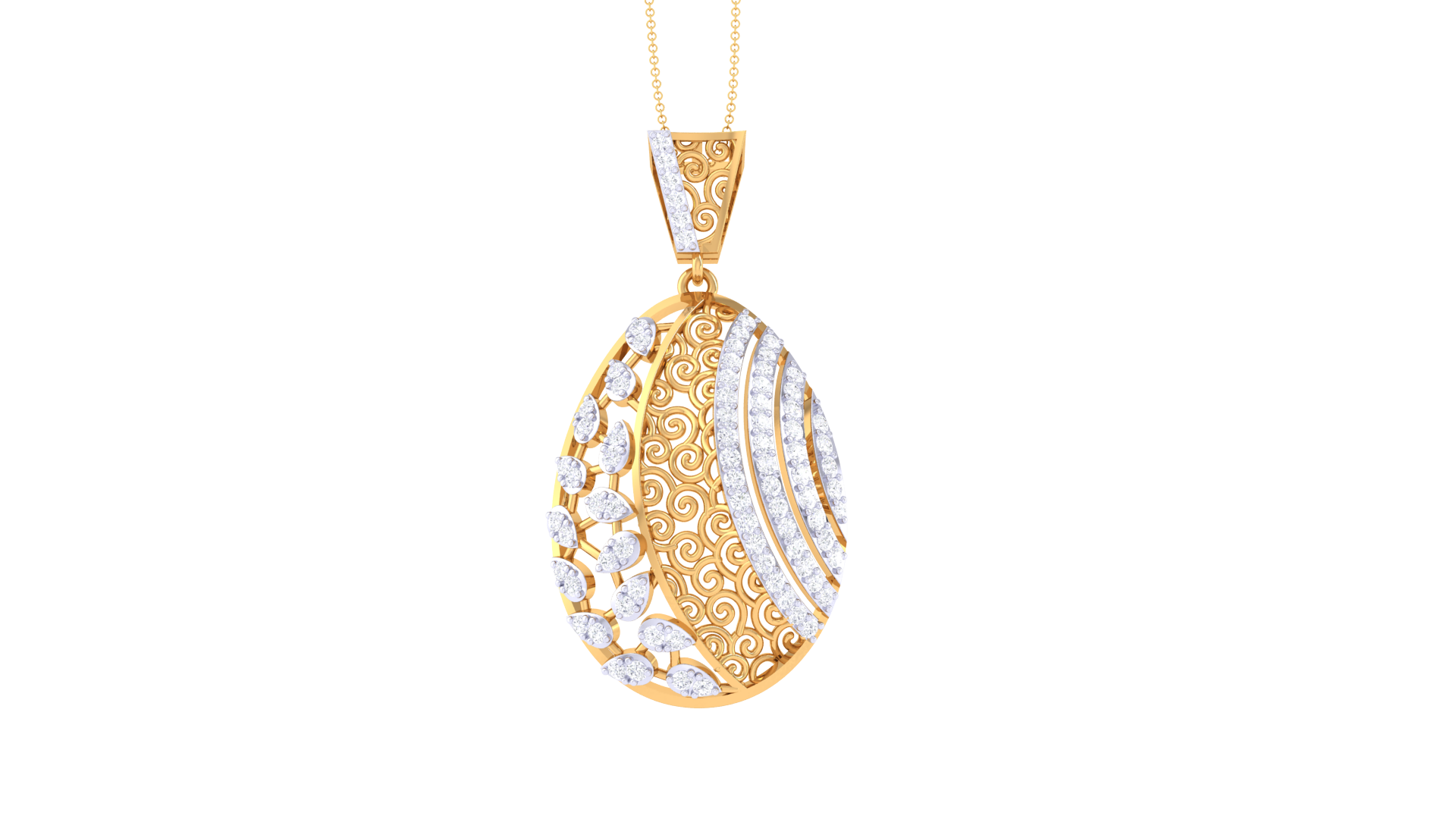 Oval Pendant 925 Silver – Classic Oval