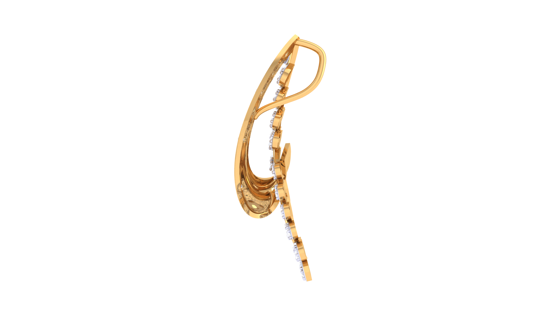 925 Silver – Leaf Pendant  Traditional Leaf