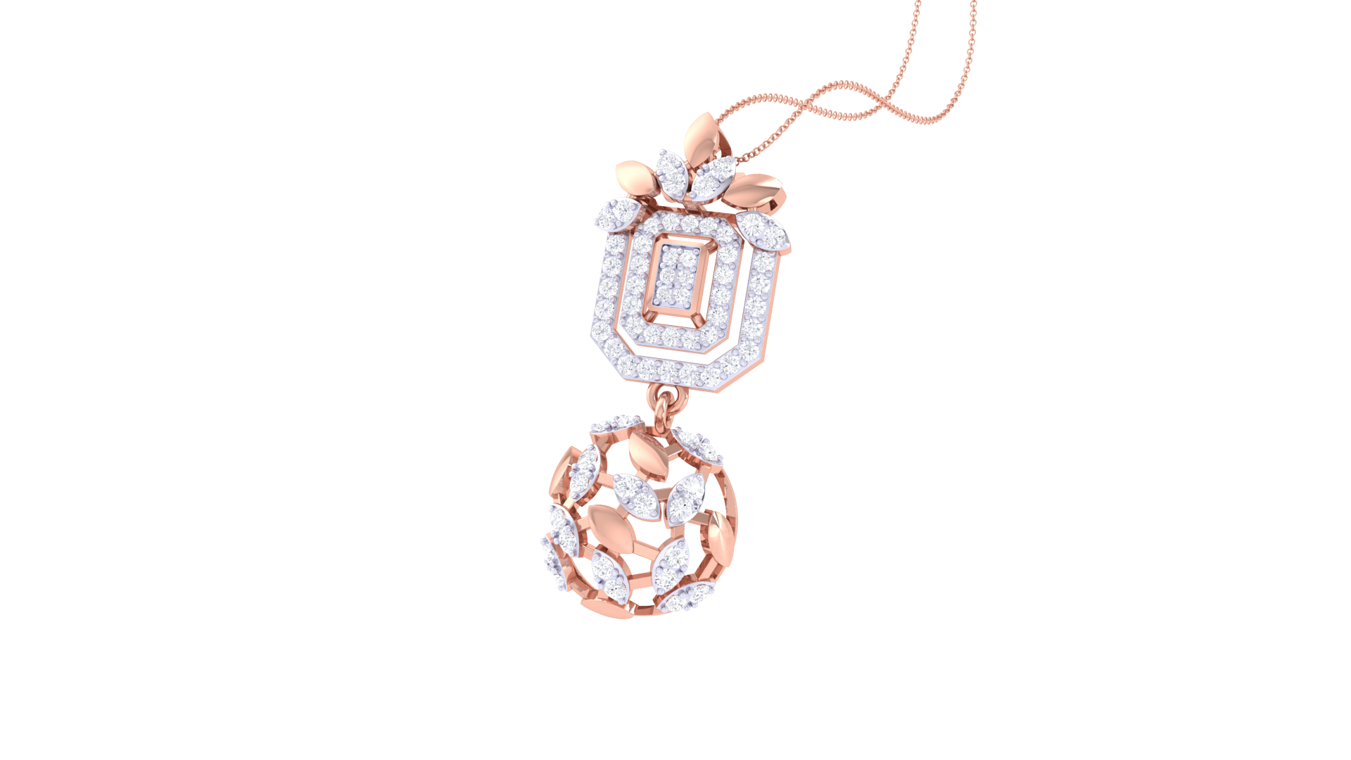 925 Silver – LeafSphere Pendant