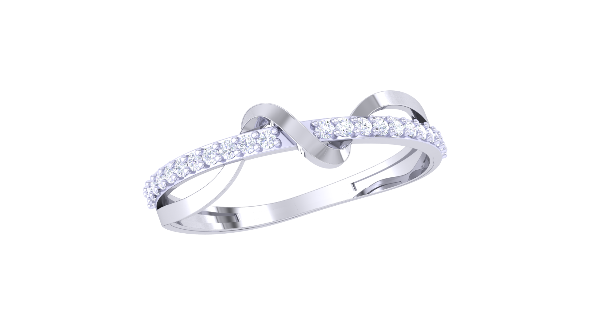Infinity Love 925 Silver Couple Rings – Sparkling Matching Bands for Him & Her