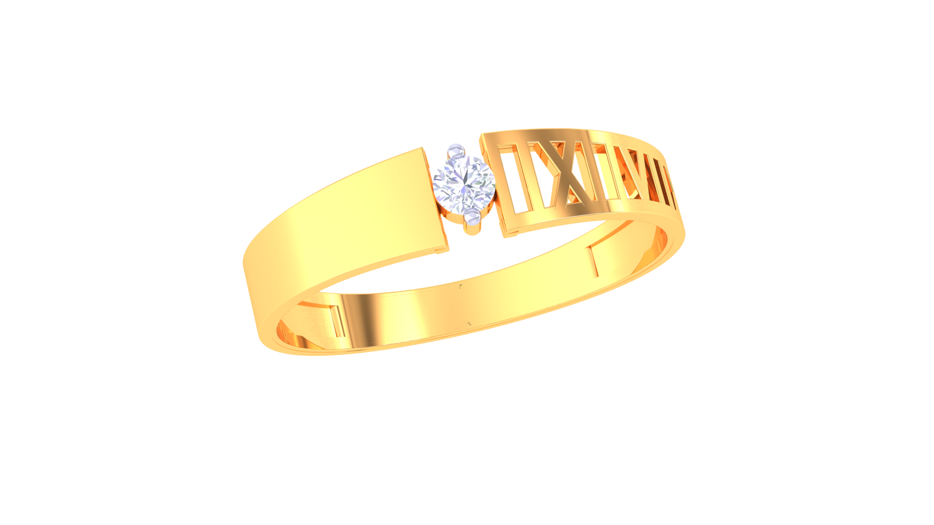 Eternal Date Roman Numeral 925 Silver Couple Rings – Matching Bands for Anniversary, Wedding & Love
