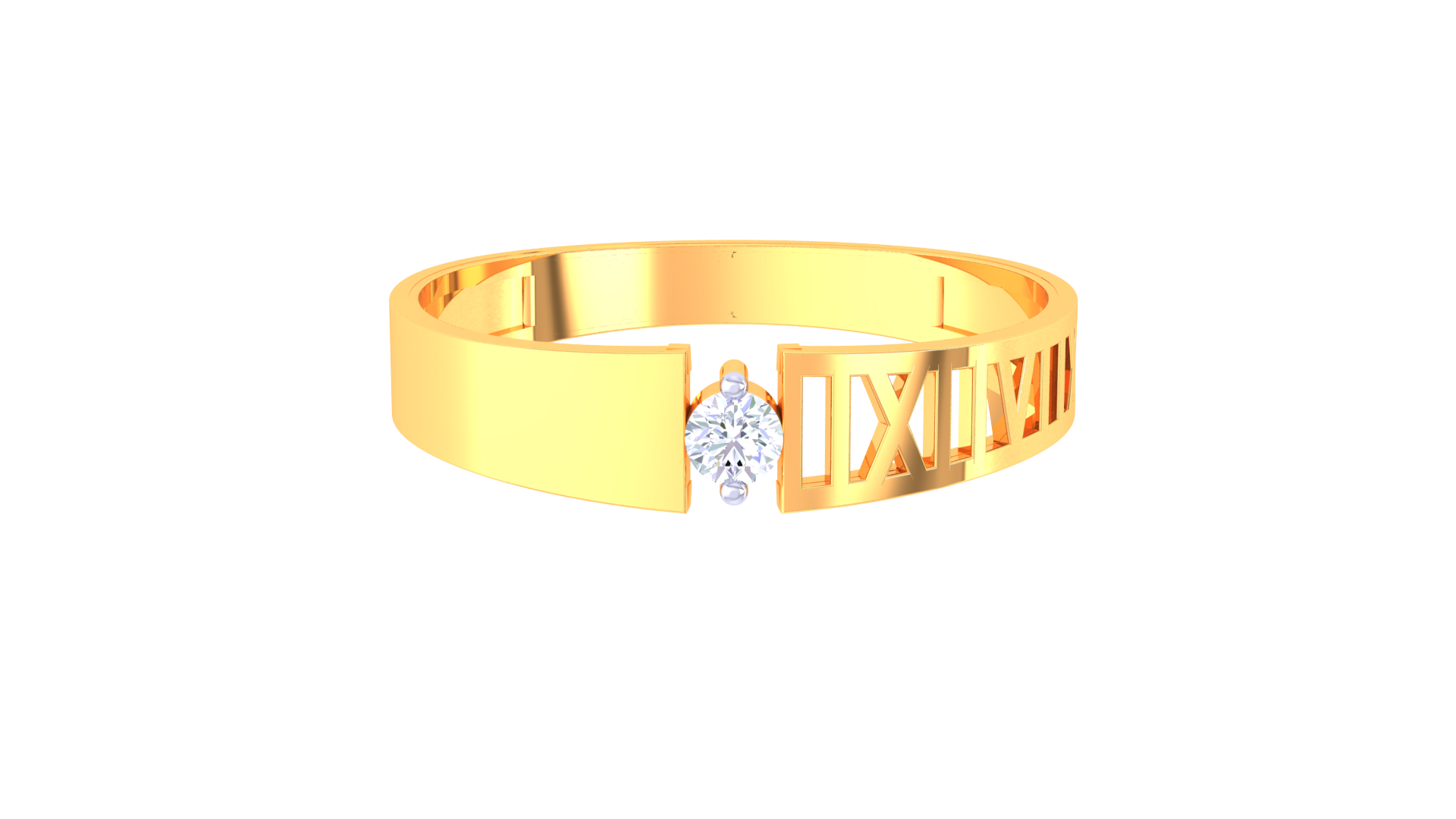 Eternal Date Roman Numeral 925 Silver Couple Rings – Matching Bands for Anniversary, Wedding & Love