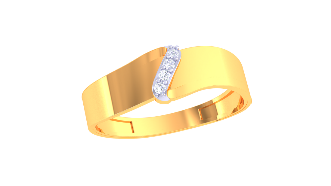 Waves of Love 925 Silver Matching Couple Rings – Unique Design for Him and Her
