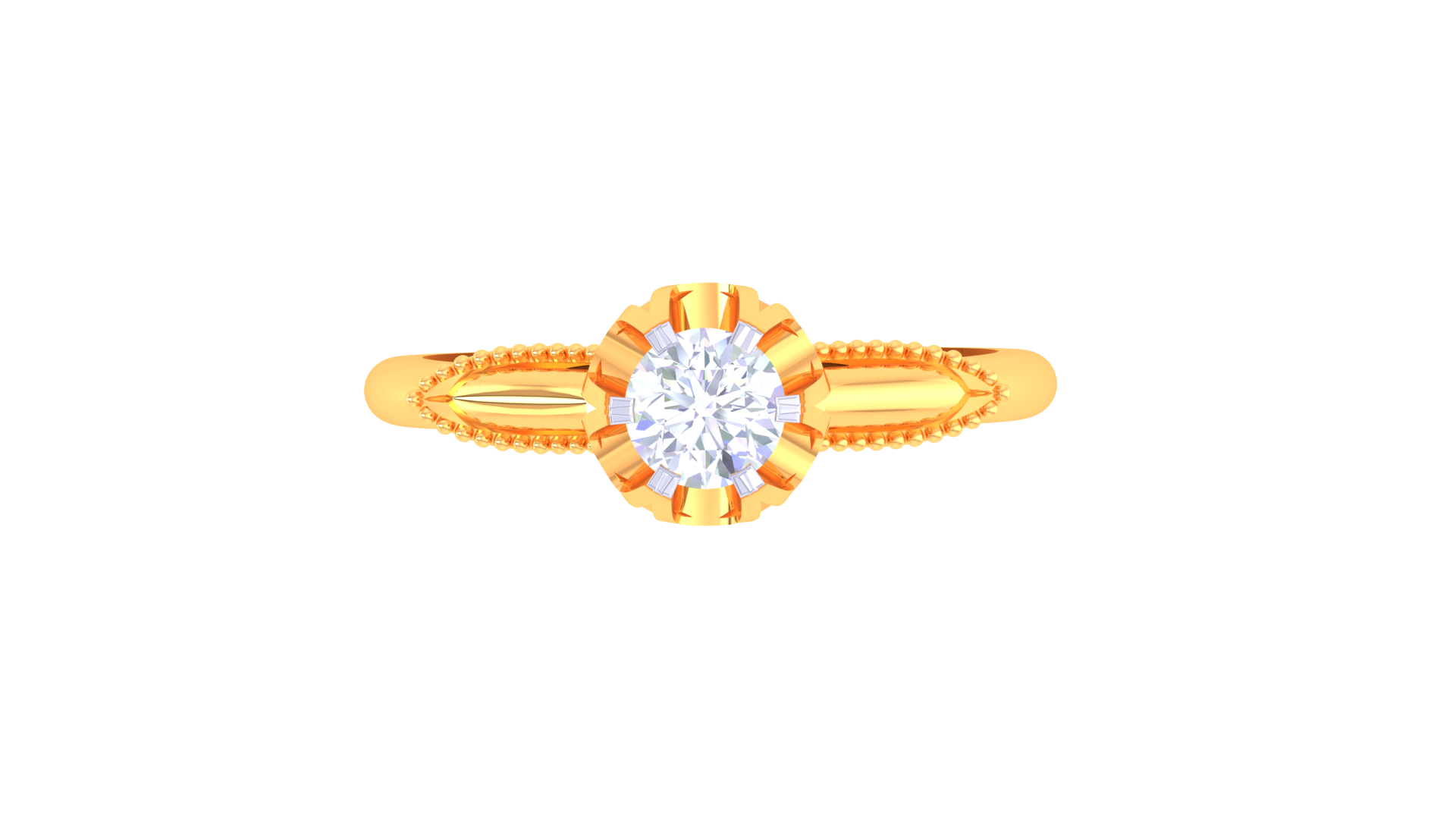 Eternal Bloom 925 Silver Couple Rings – Dual Tone Solitaire Design for Him & Her
