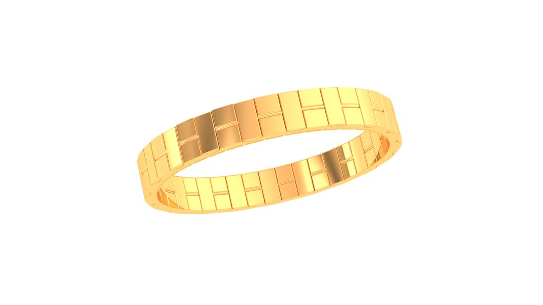 Timeless Harmony 925 Silver Couple Rings – Tricolor Pattern Matching Bands for Him & Her