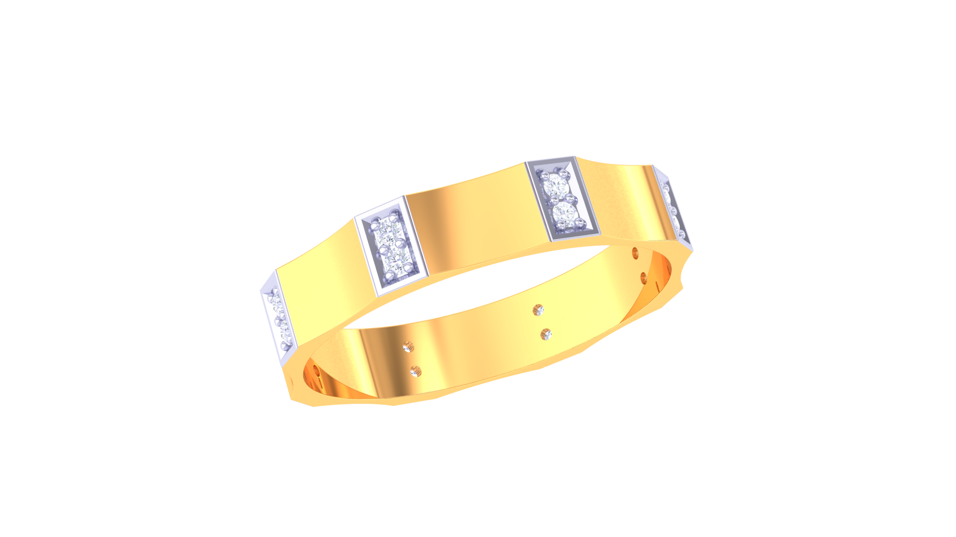 925 Silver – ClassicCouple Ring Modern Traditional Ring Set