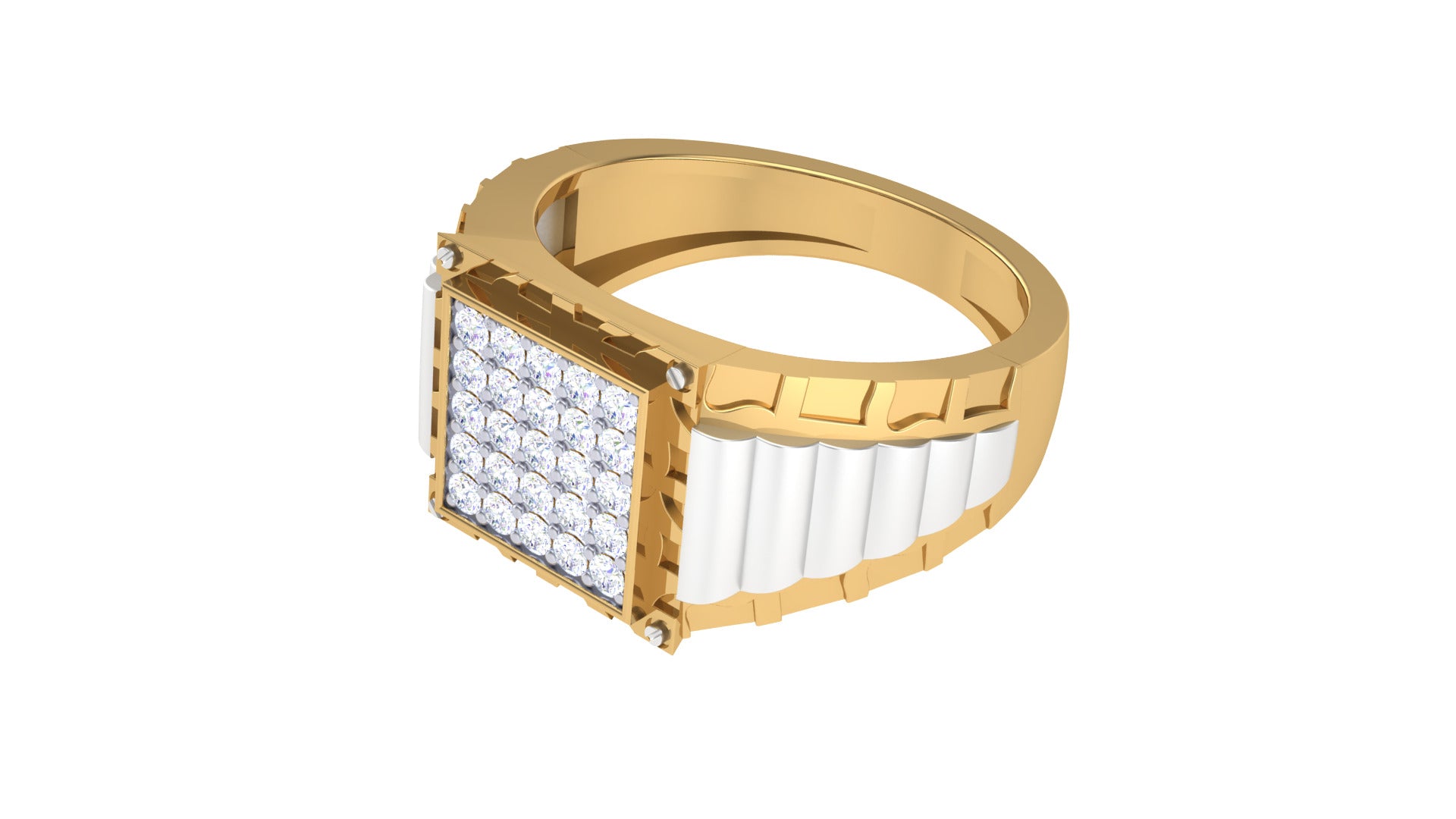 Heritage Band - 925 Sterling Silver Men's Ring
