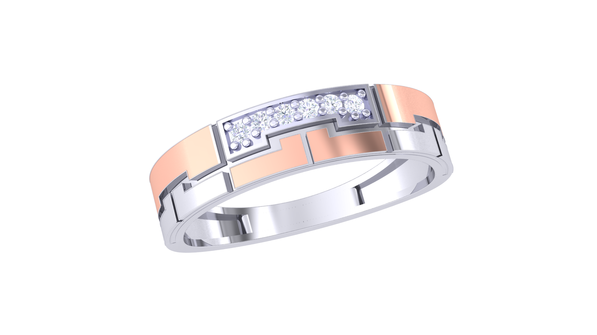 925 Silver – engagement dimond Couple Ring