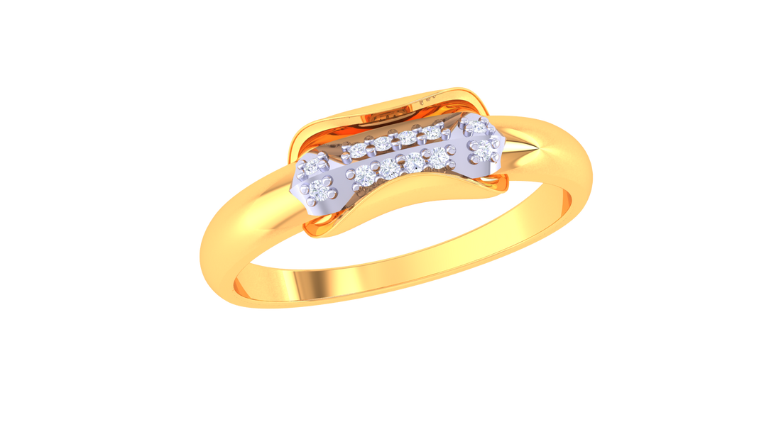925 Silver Cushion Cut Curved Couple Ring – Traditional Shape Promise Ring