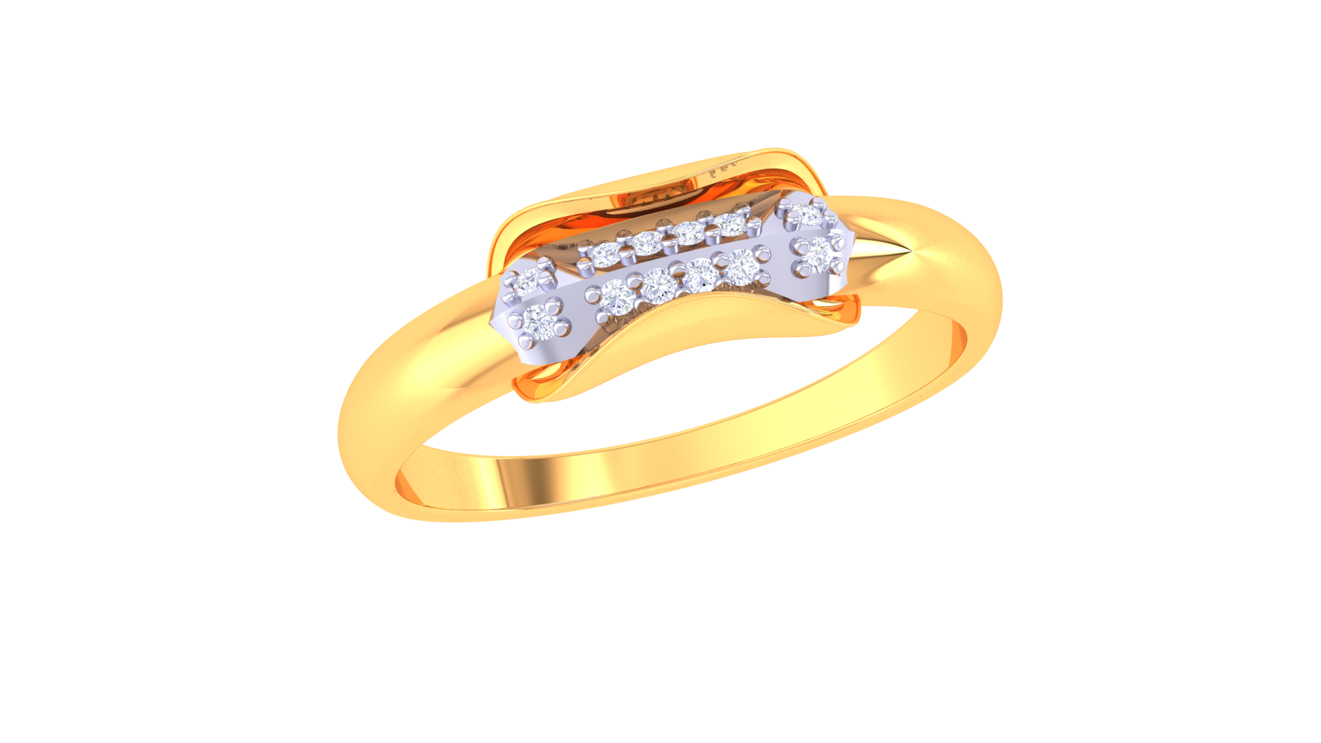925 Silver Cushion Cut Curved Couple Ring – Traditional Shape Promise Ring