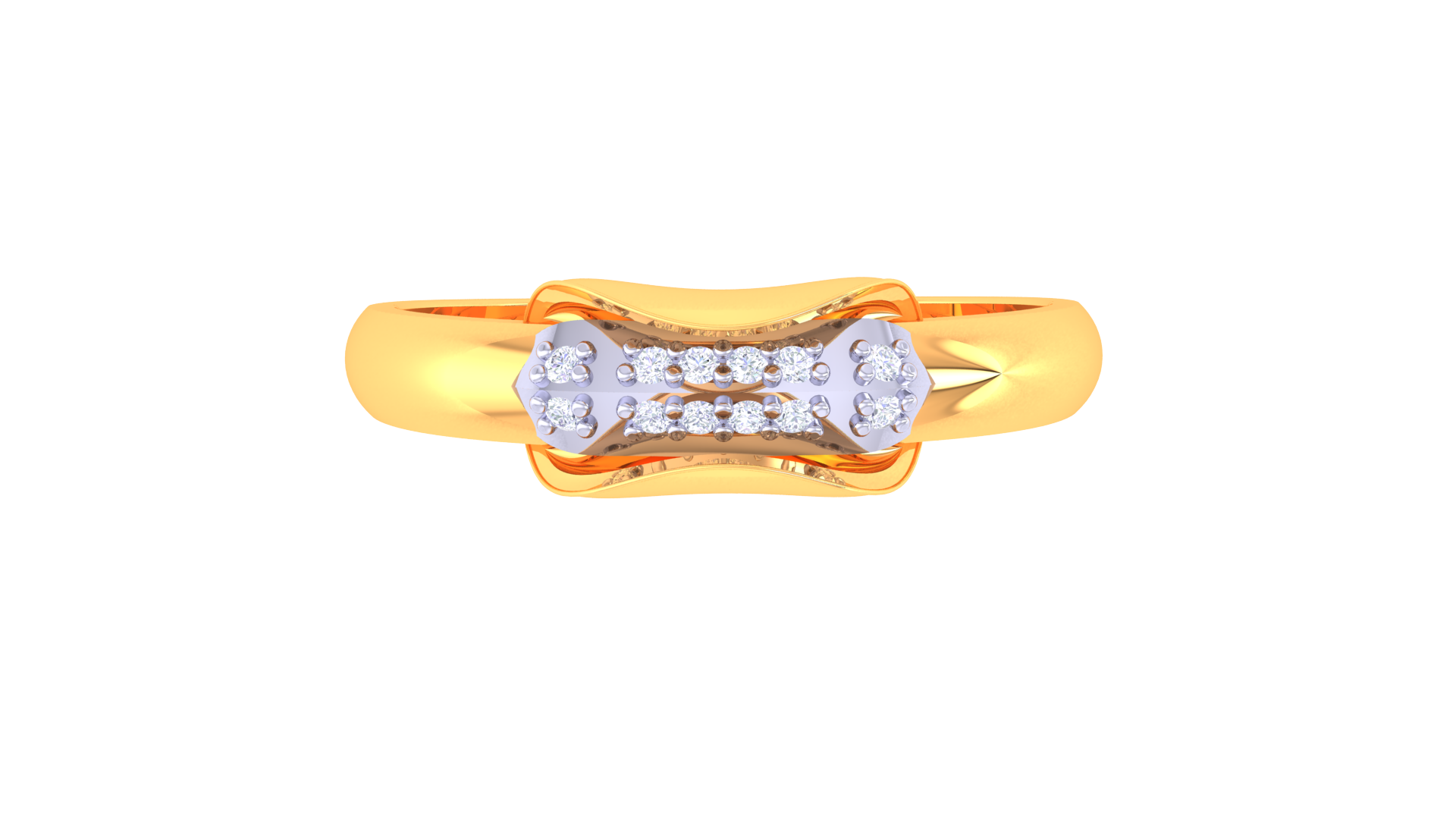 925 Silver Cushion Cut Curved Couple Ring – Traditional Shape Promise Ring