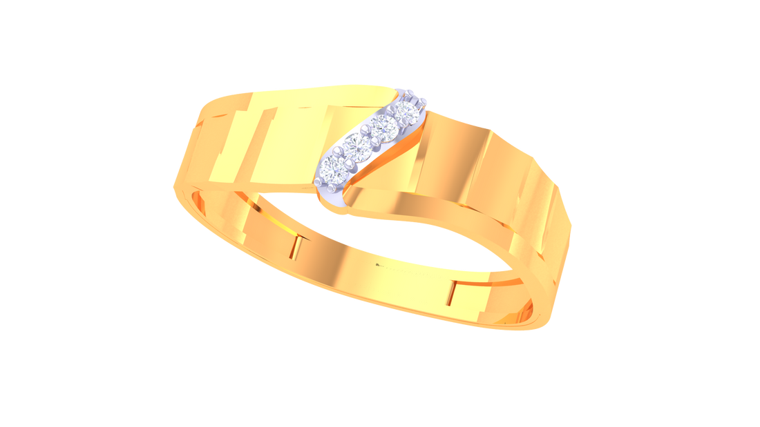 925 Silver Traditional V-Cut Couple Ring – Classic Matching Band Design