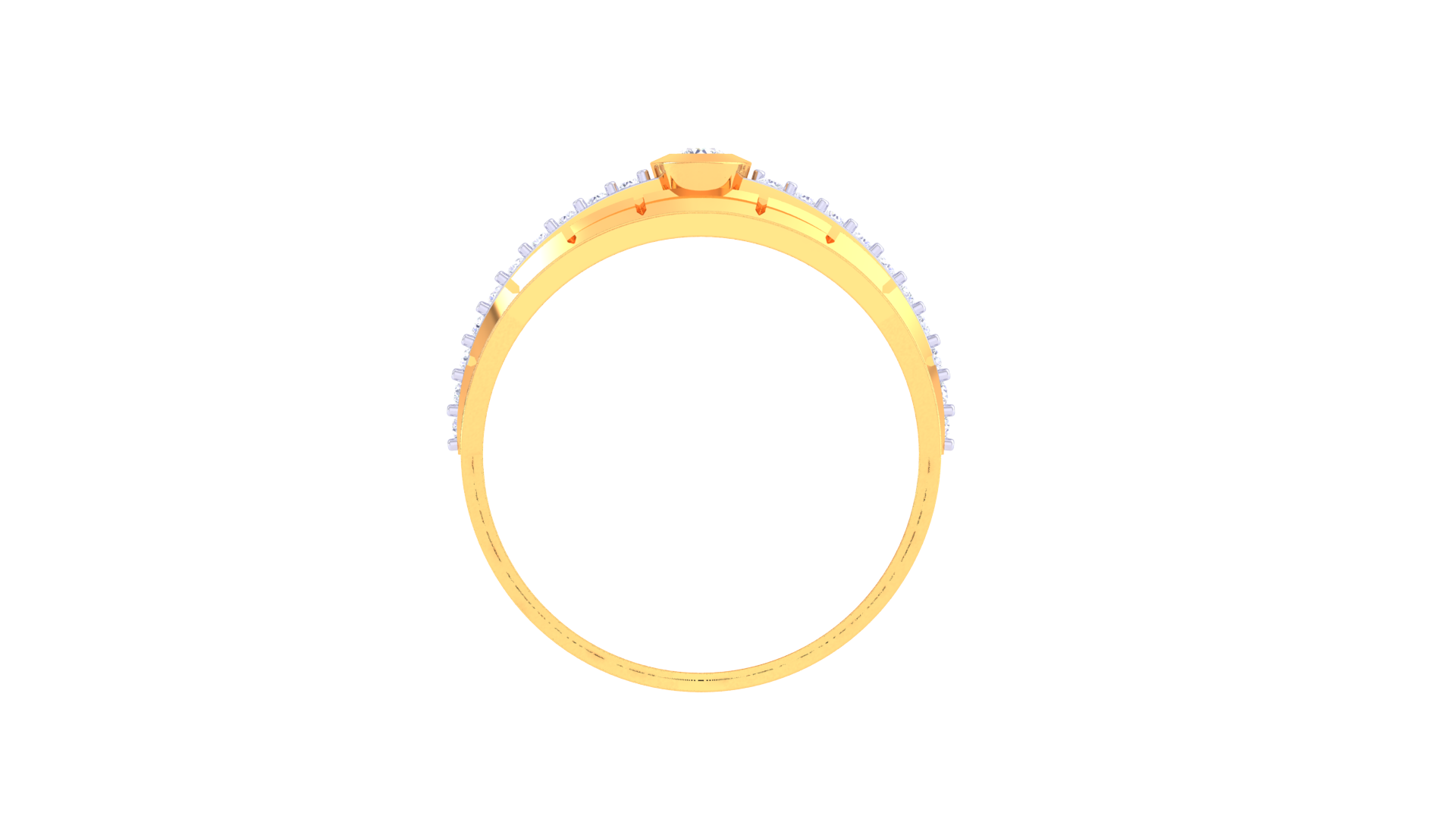 925 Silver Eternity Spark Couple Ring – Traditional Band Style
