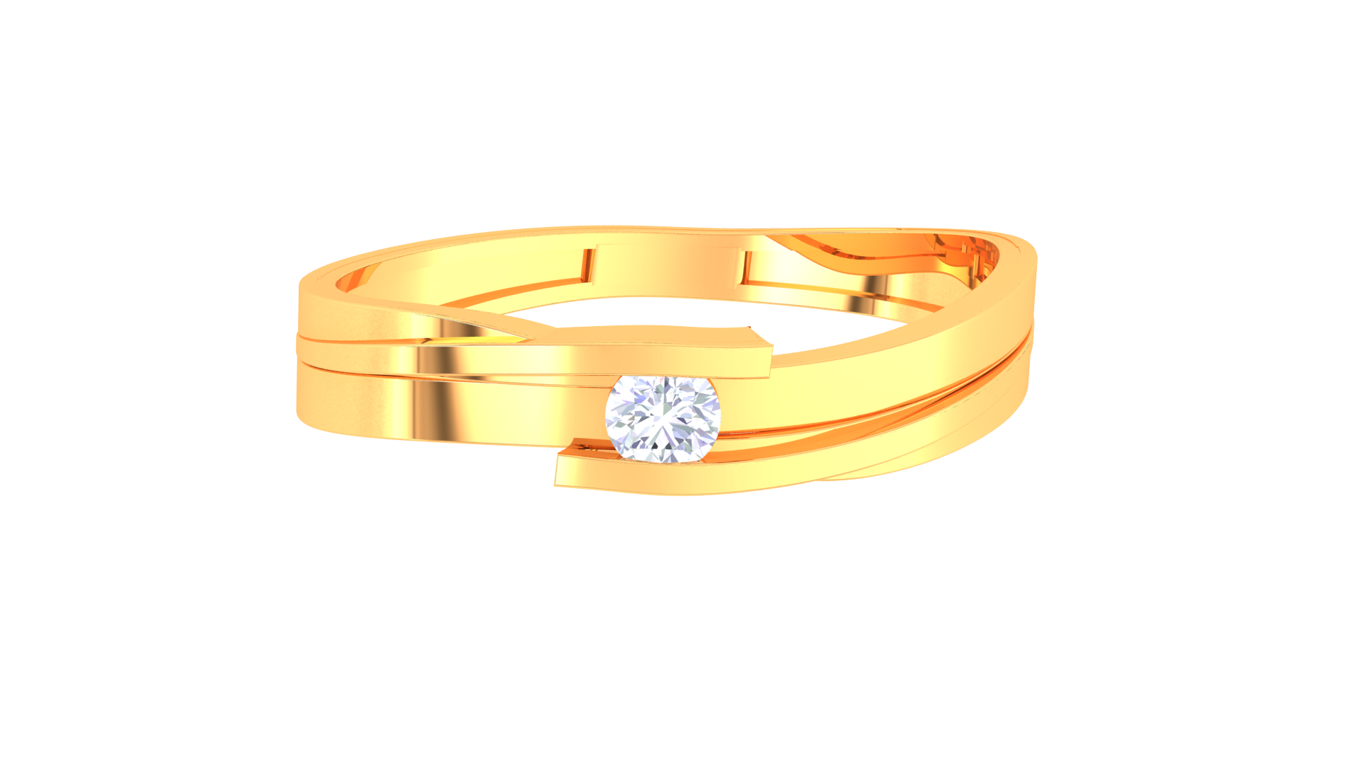 925 Silver Dual Embrace Couple Ring – Traditional Band Design