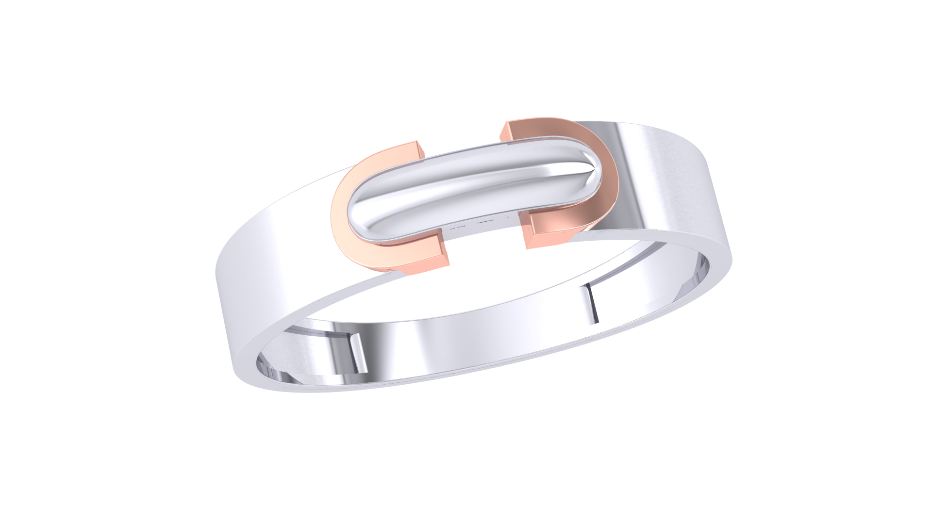 925 Silver Eternal Bond Couple Ring – Traditional Band Style