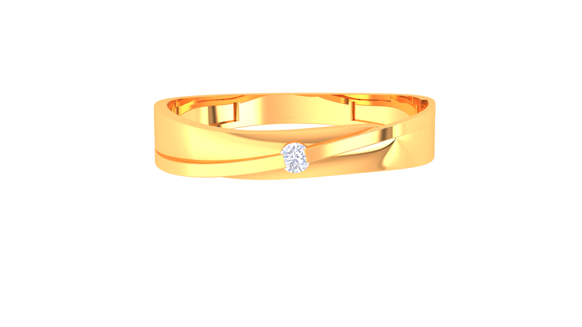 925 Silver Minimalist Traditional Couple Ring with Rose Gold Accent
