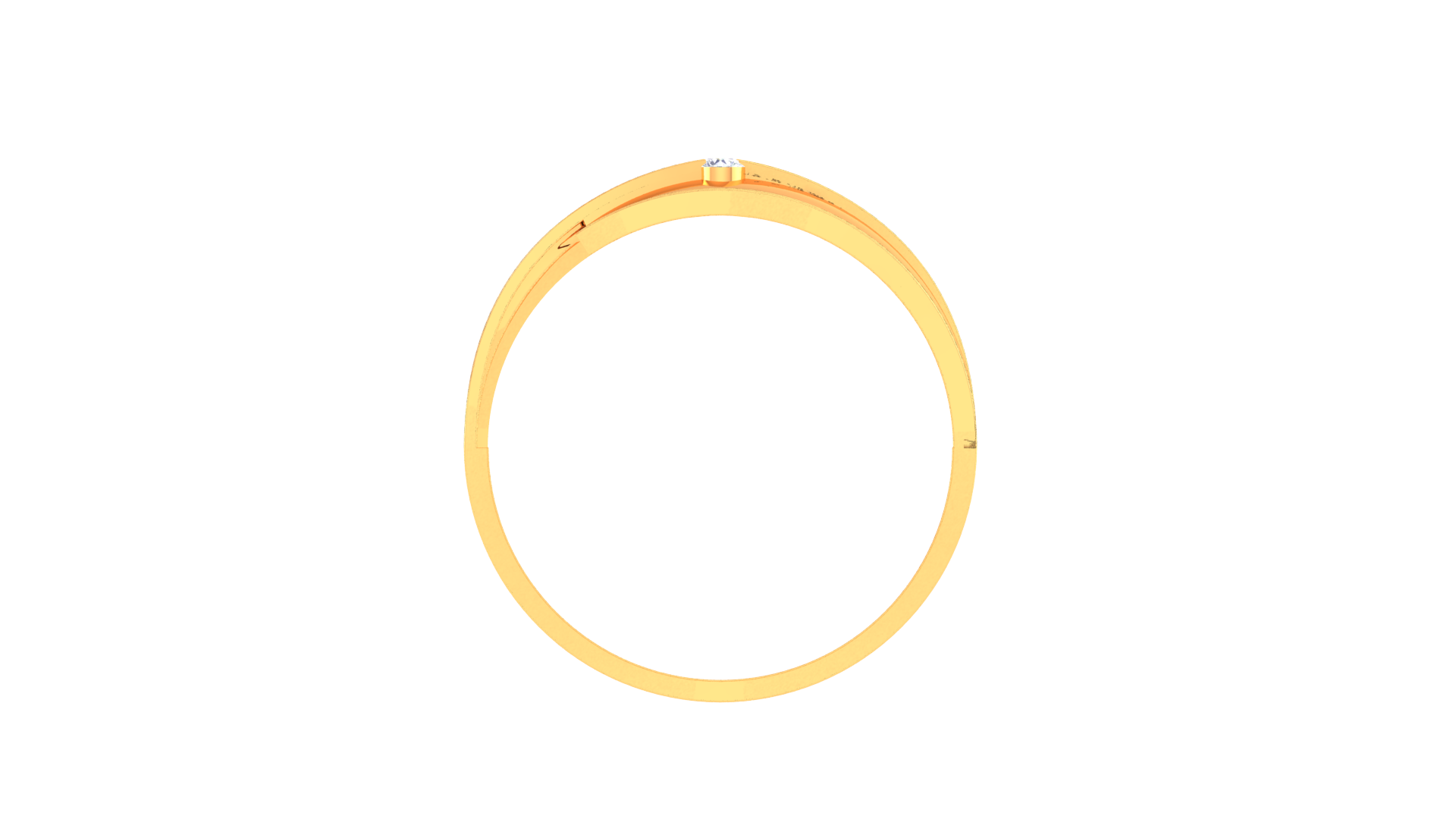 925 Silver Minimalist Traditional Couple Ring with Rose Gold Accent