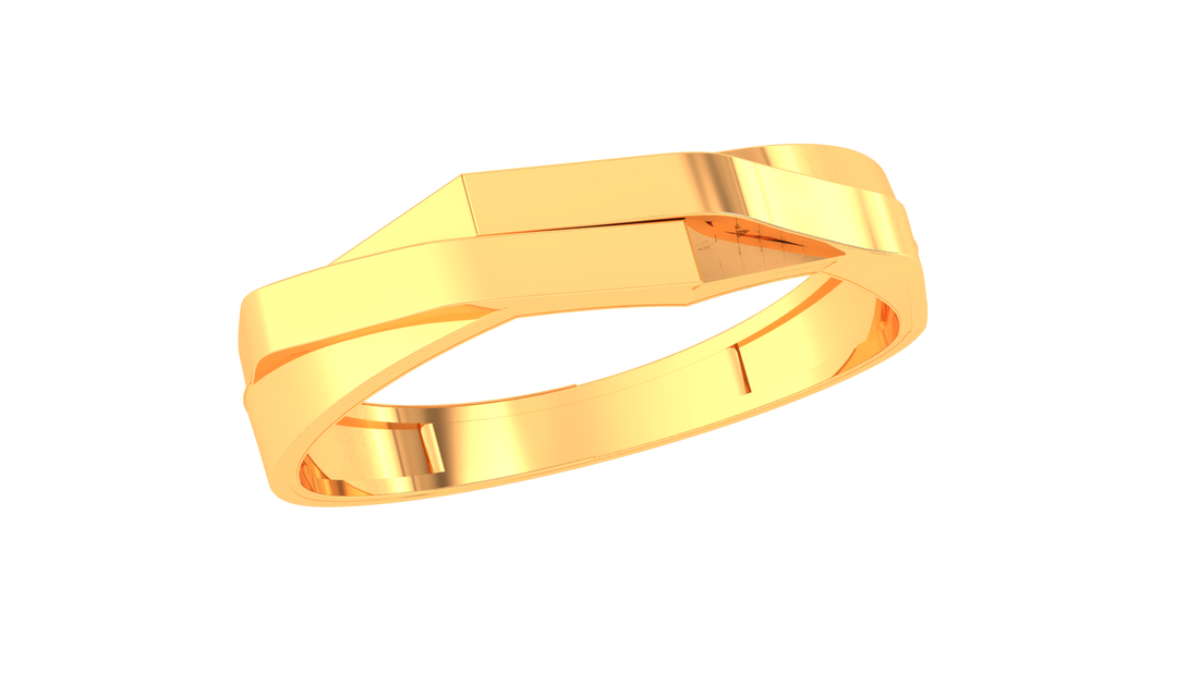 925 Silver Classic Twist Band – Traditional Interlocking Couple Ring