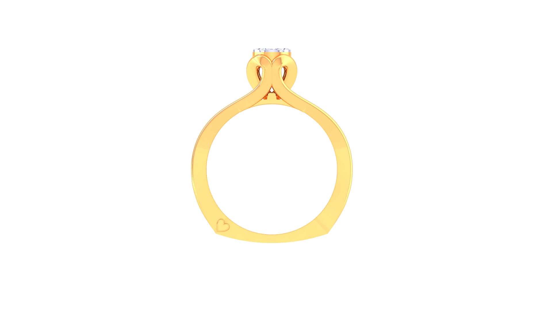 925 Silver Traditional Flower Shape Couple Ring – Elegant Rose Gold Plated Band