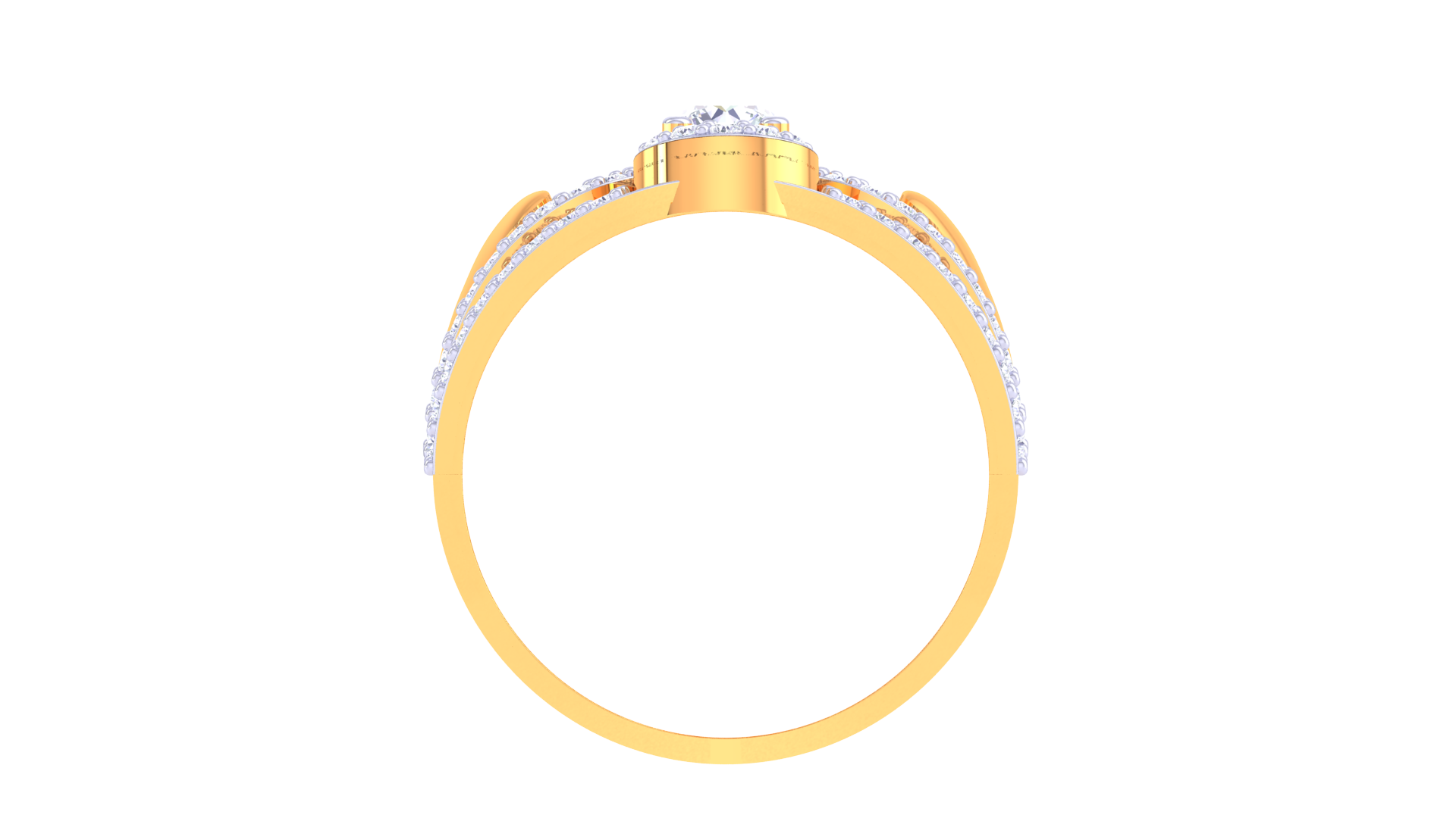 925 Silver Traditional Petal Couple Ring – Rose Gold Statement Band for Her