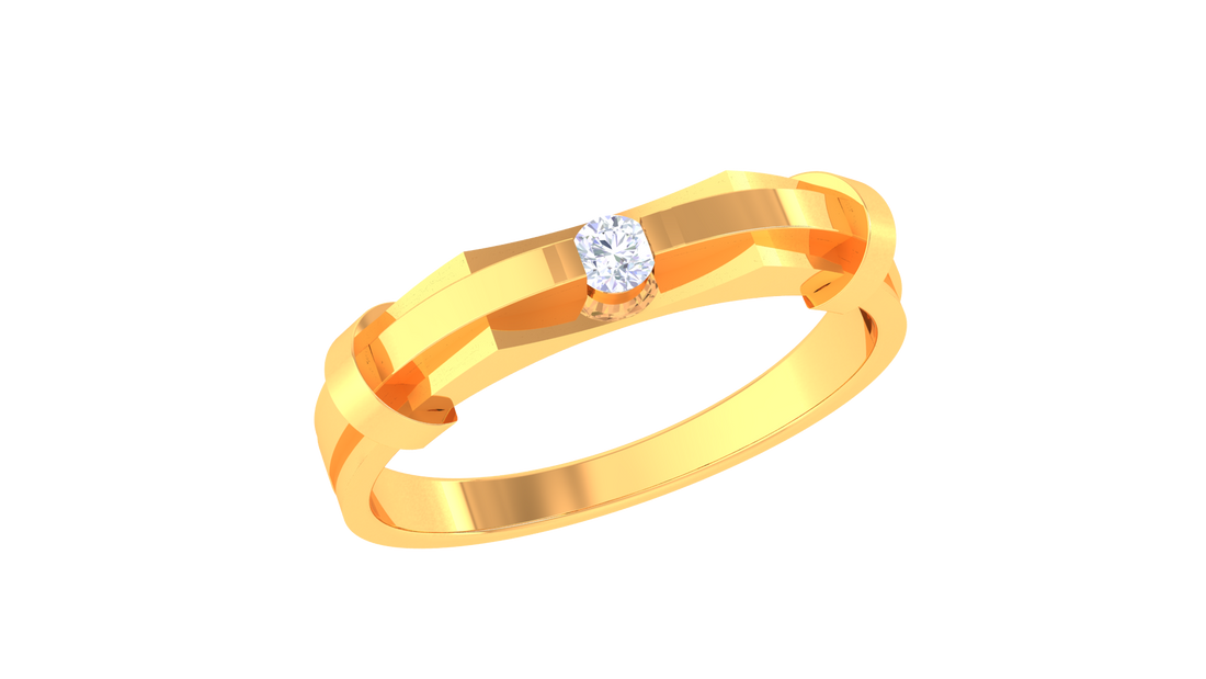 925 Silver – SimpleDiamond Couple Ring